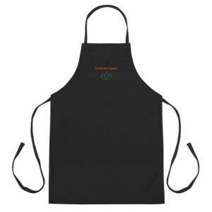 let's get dirty together embroidered apron