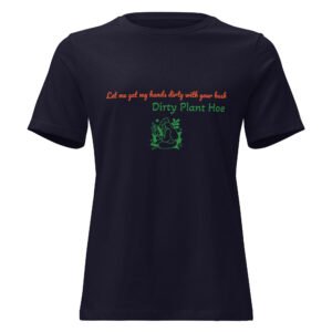 hands in bushes women's relaxed t