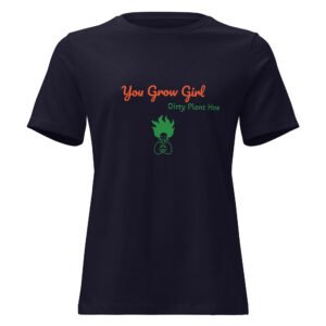 you grow girl women's relaxed t
